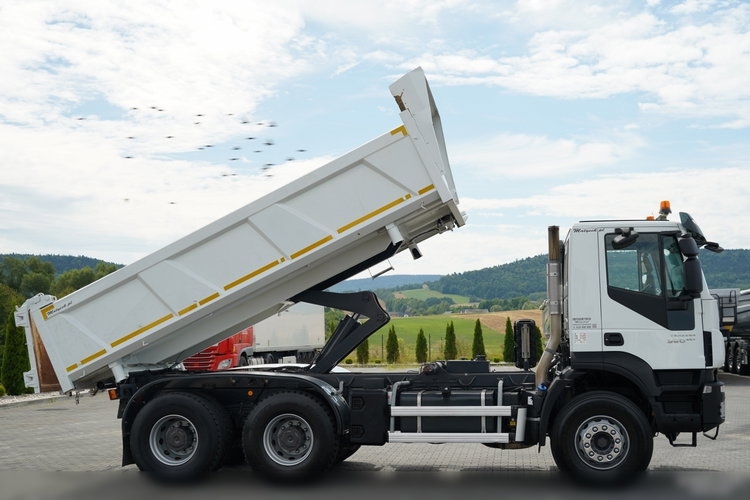 Iveco TRAKKER 360 / 6x4 / WYWROTKA DWUSTRONNA  / HYDROBURTA / AUTOMAT / SPROWADZONY zdjęcie 8