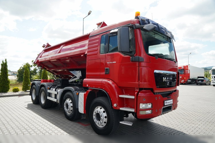 MAN TGS 35.400 / 8x4 / WYWROTKA DWUSTRONNA / HYDROBURTA  / ALUFELGI / PO KONTRAKCIE SERWISOWYM zdjęcie 13