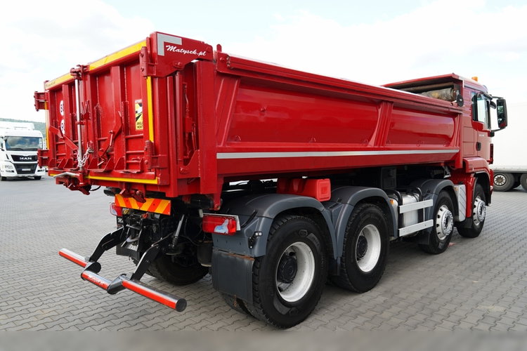 MAN TGS 35.400 / 8x4 / WYWROTKA DWUSTRONNA / HYDROBURTA  / ALUFELGI / PO KONTRAKCIE SERWISOWYM zdjęcie 18