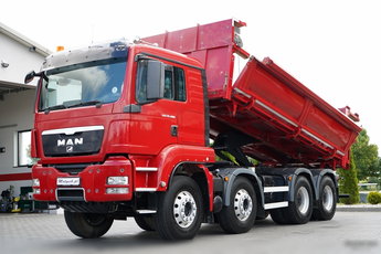 MAN TGS 35.400 / 8x4 / WYWROTKA DWUSTRONNA / HYDROBURTA  / ALUFELGI / PO KONTRAKCIE SERWISOWYM