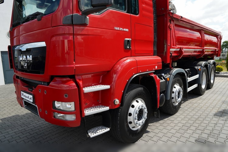MAN TGS 35.400 / 8x4 / WYWROTKA DWUSTRONNA / HYDROBURTA  / ALUFELGI / PO KONTRAKCIE SERWISOWYM zdjęcie 23