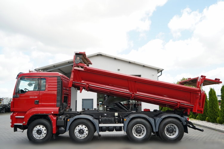 MAN TGS 35.400 / 8x4 / WYWROTKA DWUSTRONNA / HYDROBURTA  / ALUFELGI / PO KONTRAKCIE SERWISOWYM zdjęcie 5