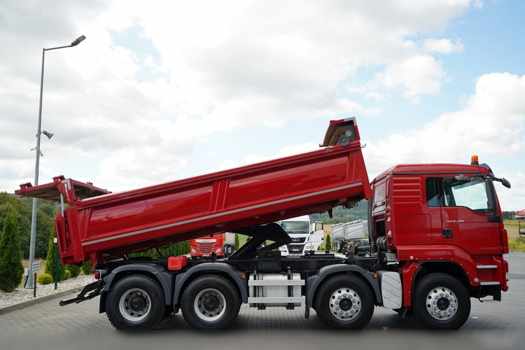 MAN TGS 35.400 / 8x4 / WYWROTKA DWUSTRONNA / HYDROBURTA  / ALUFELGI / PO KONTRAKCIE SERWISOWYM zdjęcie 7
