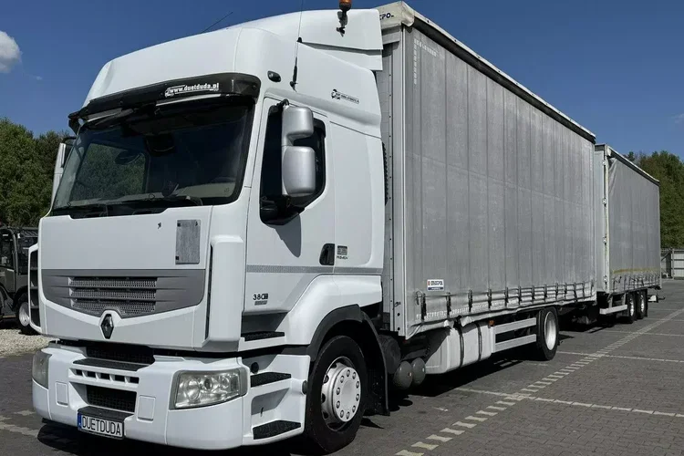 Renault Premium 380 DXi Firana 19 Palet Dach Zsuwany 18ton DMC zdjęcie 5