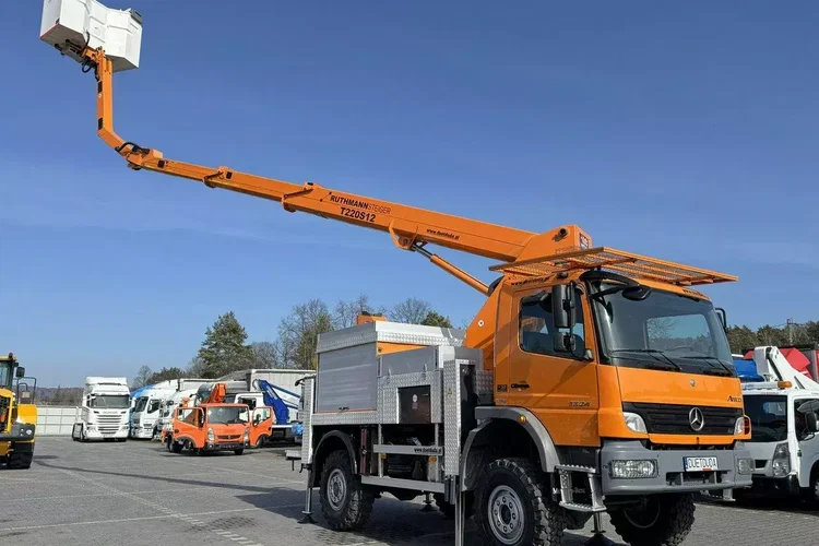 Mercedes Atego 1324 4x4 Zwyżka RUTHMANN STEIGER T220S12 Podnośnik Koszowy zdjęcie 2