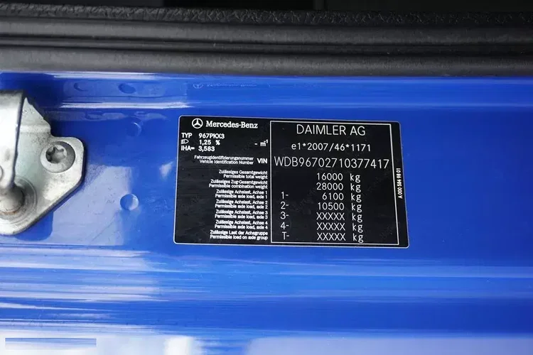 Mercedes ATEGO / 1630 / ACC / E 6 / BURTOWY / 17 PALET / ŁAD. 9000 KG zdjęcie 11