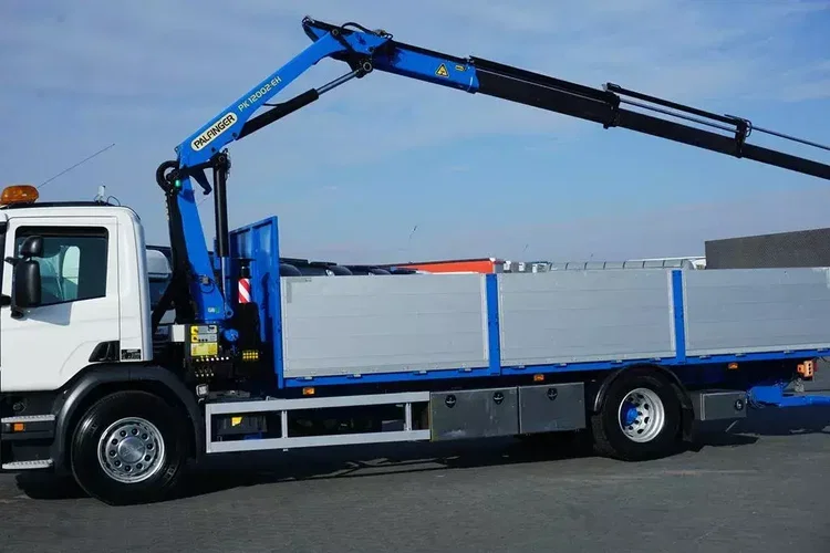 Scania / P 250 / ACC / SKRZYNIOWY + HDS + WINDA / PALFINGER PK 12 002 - EH B / WYSIĘG 10 M zdjęcie 21