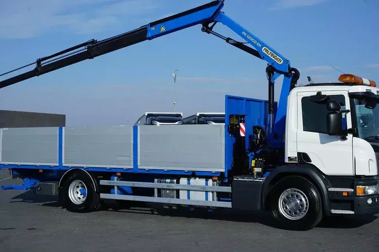 Scania / P 250 / ACC / SKRZYNIOWY + HDS + WINDA / PALFINGER PK 12 002 - EH B / WYSIĘG 10 M zdjęcie 22