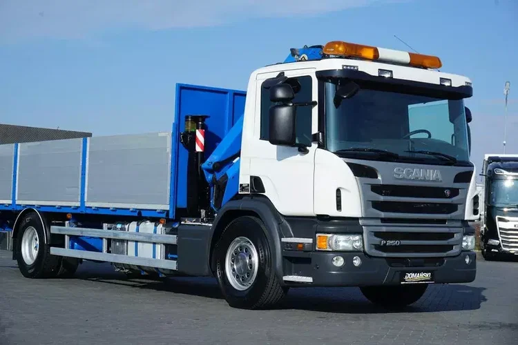 Scania / P 250 / ACC / SKRZYNIOWY + HDS + WINDA / PALFINGER PK 12 002 - EH B / WYSIĘG 10 M zdjęcie 26