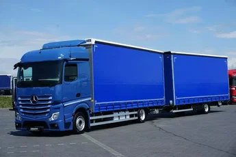 Mercedes ACTROS / 1833 / ACC / MP 5 / EURO 6 / ZESTAW PRZEJAZDOWY 120 M3