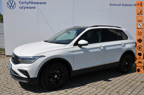 Volkswagen Tiguan 1.5TSI 130KM 6-G AppConnect Czujniki SalonPL Serwis Gwar. Dealer