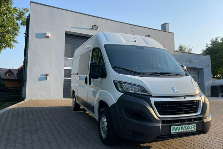 Peugeot Boxer 2017 2.0 130 KM 6 osobowy Brygadówka Salon PL 1 właściciel Serwis zdjęcie 2