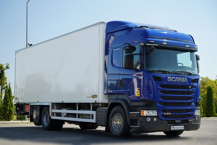 Scania R 410 / 6X2 / CHŁODNIA / SOLÓWKA / Agregat CARRIER SUPRA 1150 UMT / OŚ PODNOSZONA / MULTITEMPERATURA / WINDA DHOLLANDIA /  zdjęcie 1