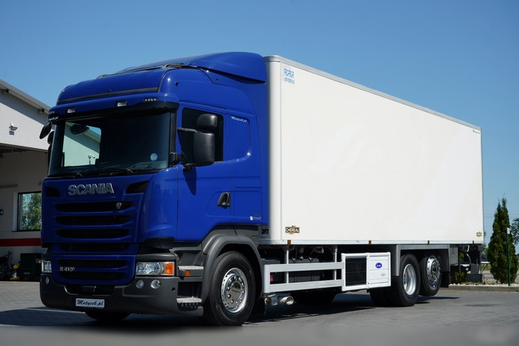 Scania R 410 / 6X2 / CHŁODNIA / SOLÓWKA / Agregat CARRIER SUPRA 1150 UMT / OŚ PODNOSZONA / MULTITEMPERATURA / WINDA DHOLLANDIA /  zdjęcie 4
