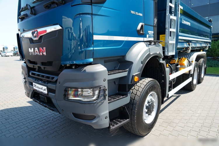 MAN TGS 33.480 / 6X6 / WYWROTKA 3 STRONNA / BORDMATIC / KH KIPPER / AUTOMAT / FABRYCZNIE NOWY /  BOGATA OPCJA / 2025 zdjęcie 32