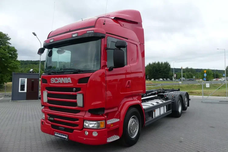 Scania R 490 / 6x2 / HAKOWIEC / HIAB MULTILIFT / RETARDER / EURO 6 / zdjęcie 6