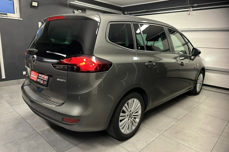 Zafira Opel Zafira 1.4 Turbo 7 osobowy NAVI Zadbany REJ PL GWARANCJA zdjęcie 4
