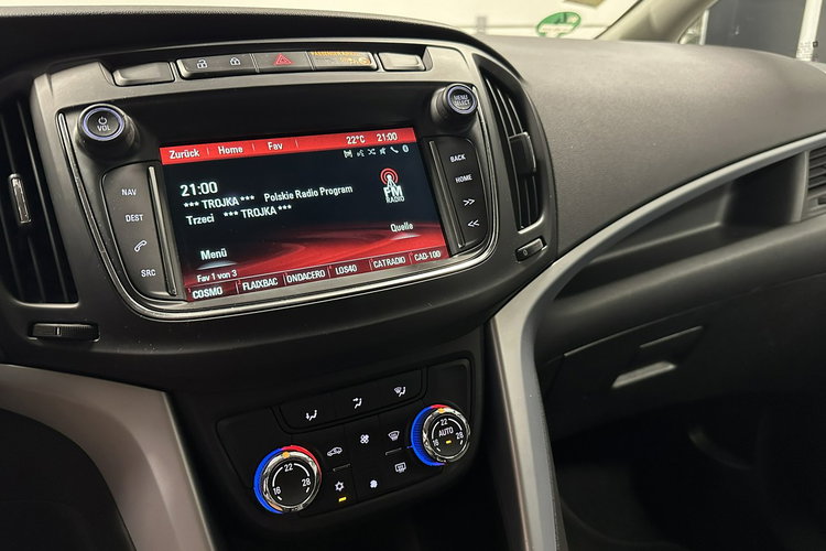 Zafira Opel Zafira 1.4 Turbo 7 osobowy NAVI Zadbany REJ PL GWARANCJA zdjęcie 9