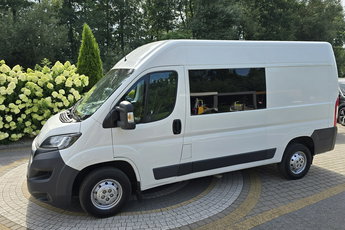 Peugeot Boxer L3H2 2.2 HDI 130KM / Salon PL I-właściciel / BRYGADÓWKA 7 osób
