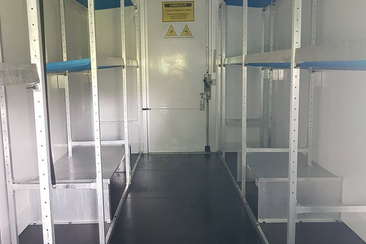 Iveco Daily KONTENER NISKOPODŁOGOWY 4.43x2.23x2.42 SKLEP BAR FOODTRUCK KAMPER AC zdjęcie 33