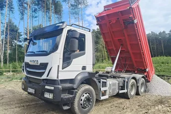 Iveco TRAKKER / X-WAY 420 / 6x4 / KH-KIPPER 3 STR / HYDROBURTA / WYWROTKA /