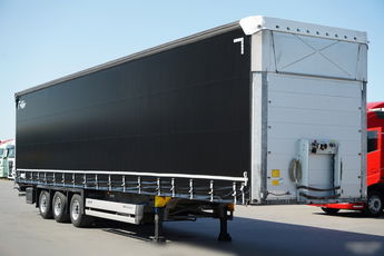 Schmitz / FIRANKA / MEGA / MULDA DO STALI - 9 M / LOWDECK / OŚ PODNOSZONA / DACH PODNOSZONY