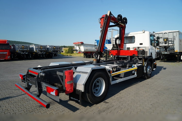 Scania P 280 / SIŁOWNIK DO WYWROTU / + HDS HMF 635 / UDŹWIG 1 500 KG / MAX WYSÓW 7 M / STEROWANIE RADIOWE / EURO 6 zdjęcie 14