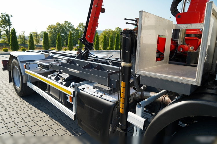Scania P 280 / SIŁOWNIK DO WYWROTU / + HDS HMF 635 / UDŹWIG 1 500 KG / MAX WYSÓW 7 M / STEROWANIE RADIOWE / EURO 6 zdjęcie 21