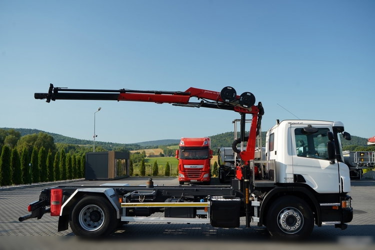 Scania P 280 / SIŁOWNIK DO WYWROTU / + HDS HMF 635 / UDŹWIG 1 500 KG / MAX WYSÓW 7 M / STEROWANIE RADIOWE / EURO 6 zdjęcie 7