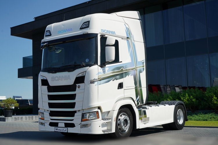 Scania S 500 / RETARDER / CAŁA NA PODUSZKACH / OPONY 100% / NAVI / PO KONTRAKCIE SERWISOWYM zdjęcie 4