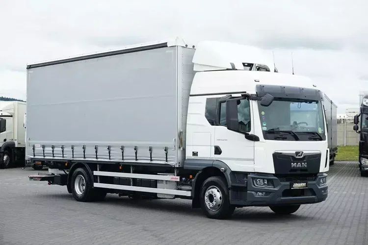 MAN TGM / 15.290 / ACC / E 6 / FIRANKA + WINDA / ŁAD. 7 700 KG / 17 PALET zdjęcie 1