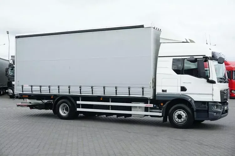 MAN TGM / 15.290 / ACC / E 6 / FIRANKA + WINDA / ŁAD. 7 700 KG / 17 PALET zdjęcie 4