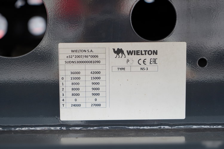 Wielton FIRANKA MEGA / LOWDECK / OŚ PODNOSZONA /  DACH PODNOSZONY / OSIE SAF zdjęcie 26