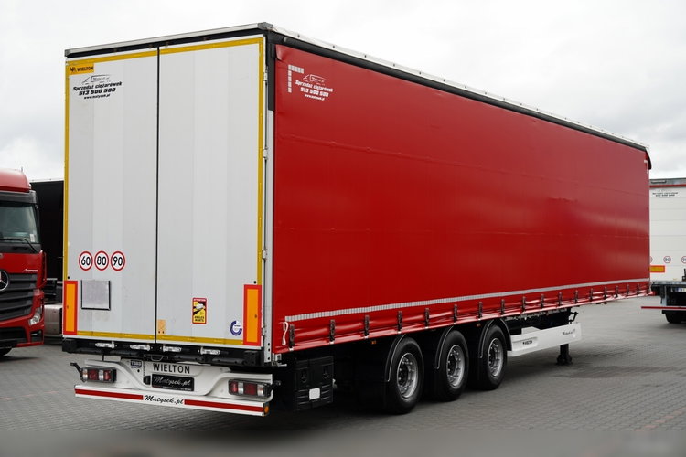 Wielton FIRANKA MEGA / LOWDECK / OŚ PODNOSZONA /  DACH PODNOSZONY / OSIE SAF zdjęcie 7