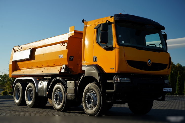 Renault KERAX 480 / 8x4 / WYWROTKA TYLNOZSYPOWA / MEILLER KIPPER / HYDROKLAPA / SPROWADZONA zdjęcie 19