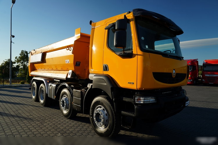 Renault KERAX 480 / 8x4 / WYWROTKA TYLNOZSYPOWA / MEILLER KIPPER / HYDROKLAPA / SPROWADZONA zdjęcie 20