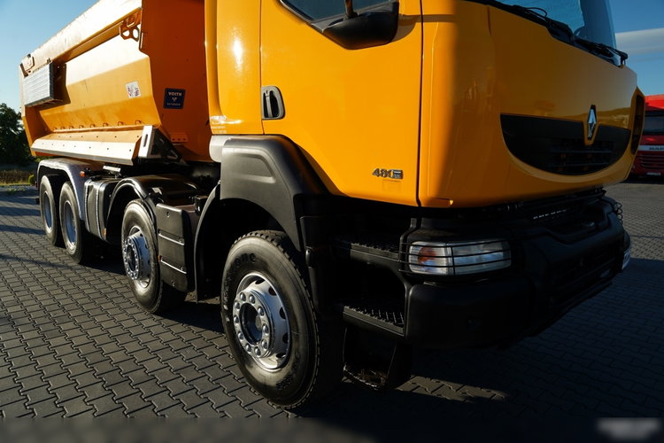 Renault KERAX 480 / 8x4 / WYWROTKA TYLNOZSYPOWA / MEILLER KIPPER / HYDROKLAPA / SPROWADZONA zdjęcie 21