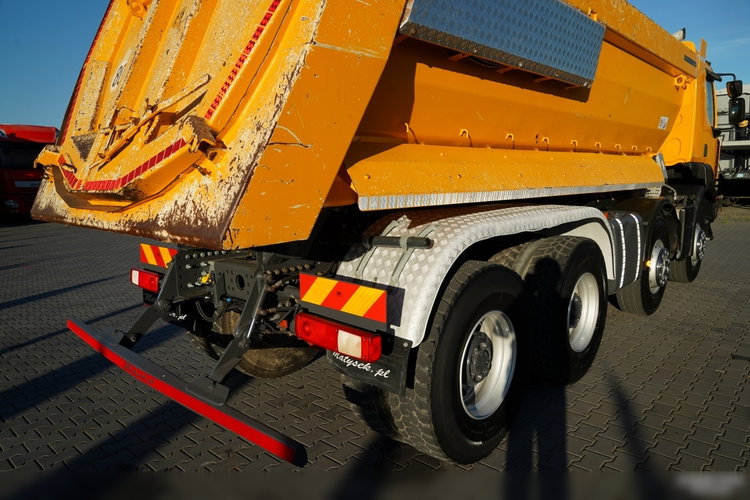 Renault KERAX 480 / 8x4 / WYWROTKA TYLNOZSYPOWA / MEILLER KIPPER / HYDROKLAPA / SPROWADZONA zdjęcie 25