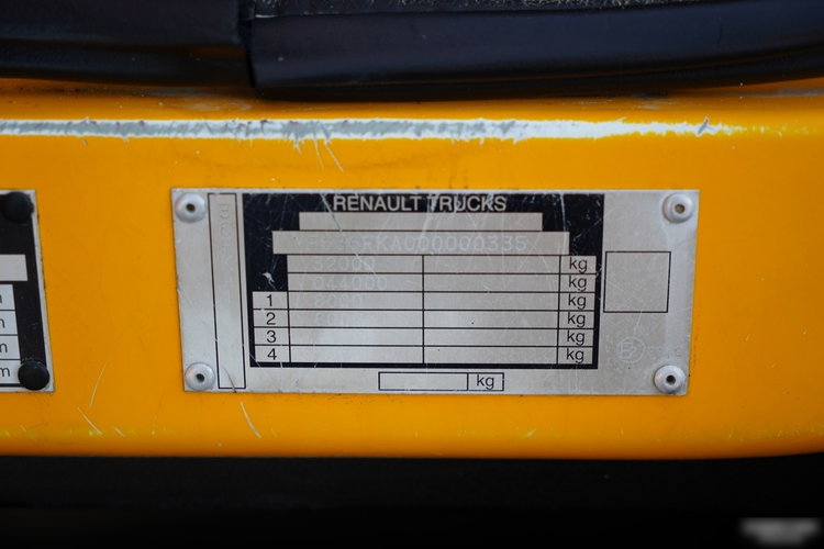 Renault KERAX 480 / 8x4 / WYWROTKA TYLNOZSYPOWA / MEILLER KIPPER / HYDROKLAPA / SPROWADZONA zdjęcie 36