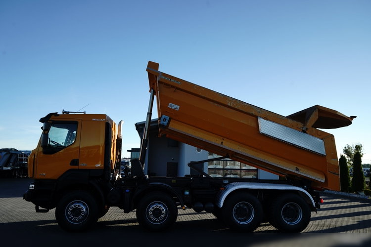 Renault KERAX 480 / 8x4 / WYWROTKA TYLNOZSYPOWA / MEILLER KIPPER / HYDROKLAPA / SPROWADZONA zdjęcie 3