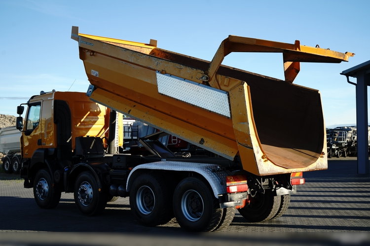 Renault KERAX 480 / 8x4 / WYWROTKA TYLNOZSYPOWA / MEILLER KIPPER / HYDROKLAPA / SPROWADZONA zdjęcie 4