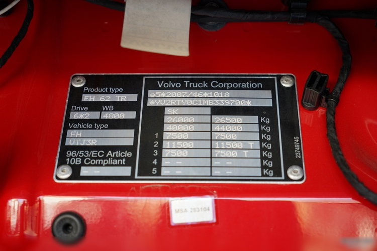 Volvo FH 460 / FIRANKA / 6x2 / PODNOSZONY DACH / I-PARK COOL / OŚ PODNOSZONA / PO ZŁOTYM KONTRAKCIE SERWISOWYM zdjęcie 49