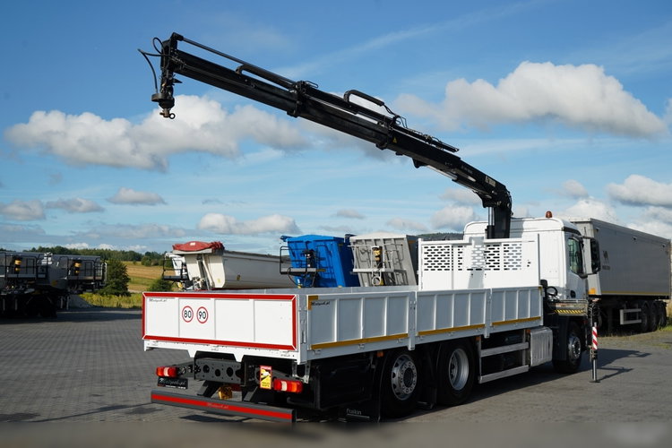 Mercedes ANTOS 2536 / 6x2 / OŚ PODNOSZONA / OŚ SKRĘTNA / HDS HIAB 144bs-2 hiduo / ROTATOR / PILOT zdjęcie 9