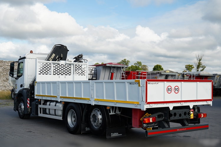 Mercedes ANTOS 2536 / 6x2 / OŚ PODNOSZONA / OŚ SKRĘTNA / HDS HIAB 144bs-2 hiduo / ROTATOR / PILOT zdjęcie 14