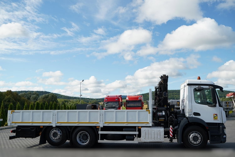 Mercedes ANTOS 2536 / 6x2 / OŚ PODNOSZONA / OŚ SKRĘTNA / HDS HIAB 144bs-2 hiduo / ROTATOR / PILOT zdjęcie 16
