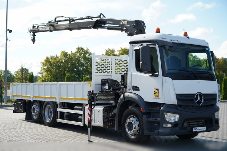 Mercedes ANTOS 2536 / 6x2 / OŚ PODNOSZONA / OŚ SKRĘTNA / HDS HIAB 144bs-2 hiduo / ROTATOR / PILOT zdjęcie 1