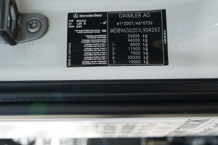 Mercedes ANTOS 2536 / 6x2 / OŚ PODNOSZONA / OŚ SKRĘTNA / HDS HIAB 144bs-2 hiduo / ROTATOR / PILOT zdjęcie 40