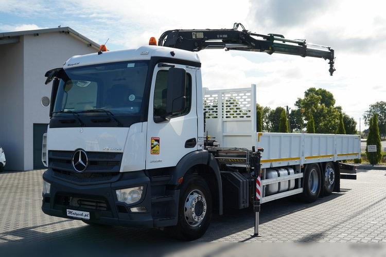 Mercedes ANTOS 2536 / 6x2 / OŚ PODNOSZONA / OŚ SKRĘTNA / HDS HIAB 144bs-2 hiduo / ROTATOR / PILOT zdjęcie 4