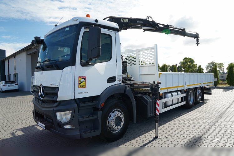 Mercedes ANTOS 2536 / 6x2 / OŚ PODNOSZONA / OŚ SKRĘTNA / HDS HIAB 144bs-2 hiduo / ROTATOR / PILOT zdjęcie 5