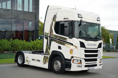 Scania R 500 / RETARDER / KLIMATYZACJA POSTOJOWA / 2019 / SPROWADZONA / PO KONTRAKCIE SERWISOWYM